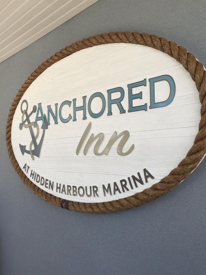 Anchored Inn sign on the wall